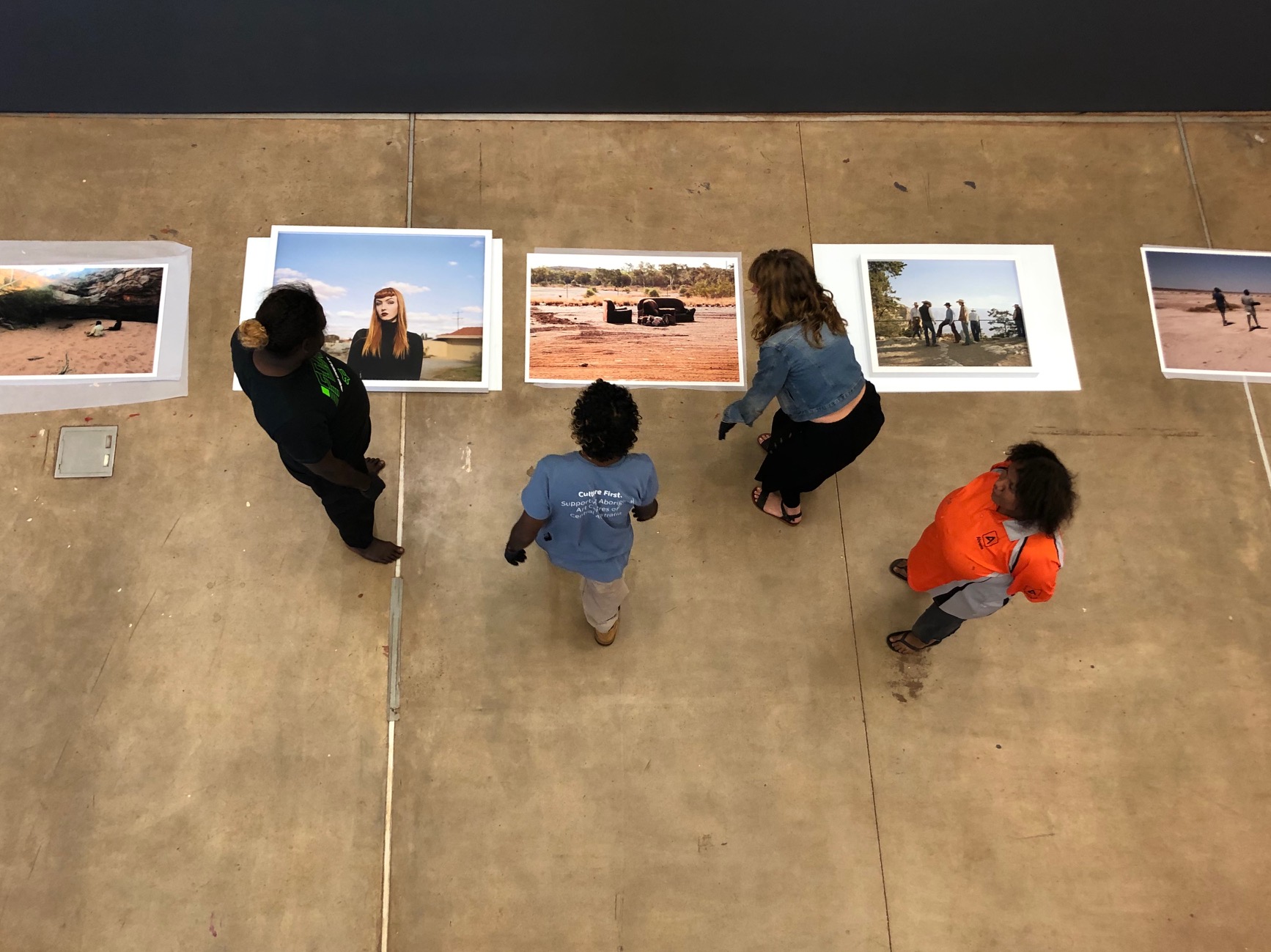 Install for 'How Did I Get Here', 2020 at East Pilbara Art Centre. Photo by Jack Pam